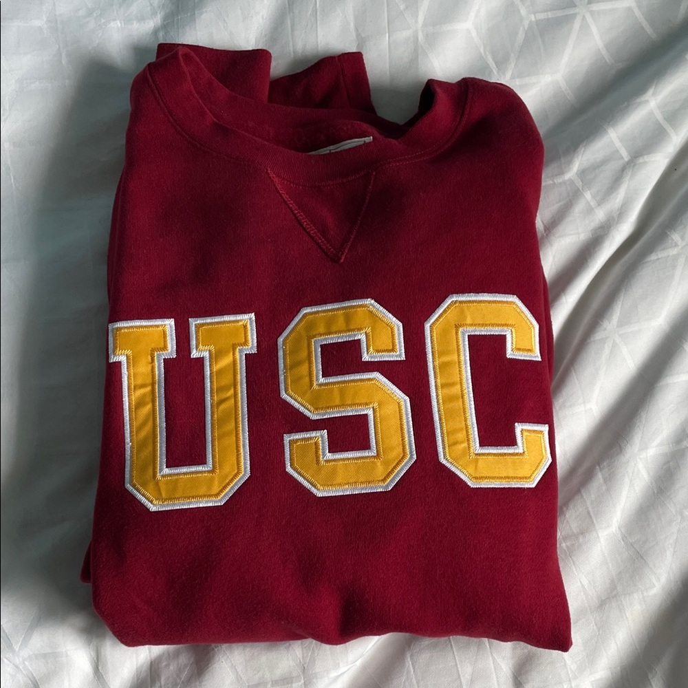 USC Unisex Red Crewneck